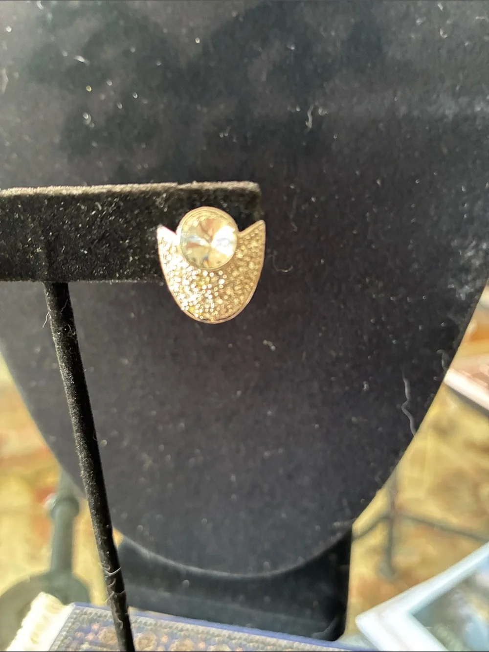 Crystal Accent Gold-Tone Stud Earrings - Women Jewelry